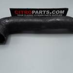 Radiator hose (water hose) above. Connection radiator to engine. Suitable for Citroen DS, starting from year of construction 1972. For vehicles with radiator expansion tank + thermostat in the water pump housing.